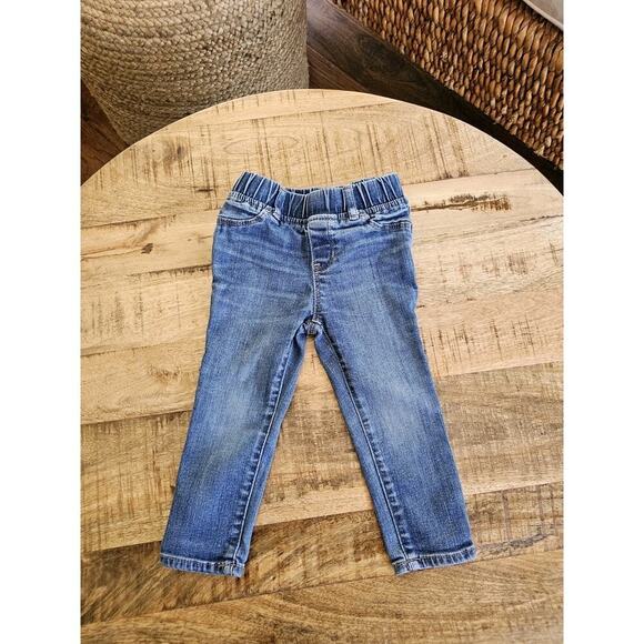 Gap Baby 18-24 Months Girls Denim Jean & Shirt Lot Bohemian Preppy Floral - Picture 5 of 16